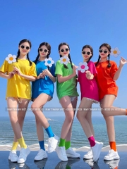 Áo Phông Trơn nhiều màu sắc cho nhóm đi biển - Đồng phục may thành việt