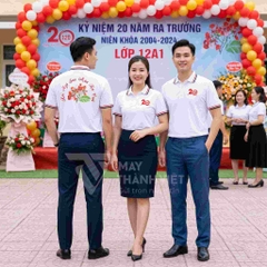 Áo polo họp lớp kỷ niệm 20 năm