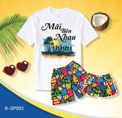 Bộ đồng phục đi biển màu trắng