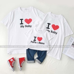 Các Mẫu Áo Gia Đình Đẹp Giá Rẻ Tại Kiên Giang Màu Trắng - Đồng Phục May Thành Việt