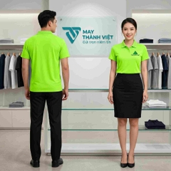 Áo Đồng Phục Màu Xanh Nõn Chuối