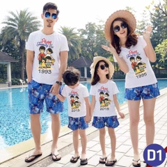Áo cổ tròn Gia Đình Cao Cấp- Đồng Phục May Thành Việt