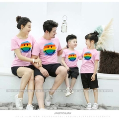 Đồng Phục Đi Biển Gia Đình Giá Rẻ Màu Xanh Chuối - Đồng Phục May Thành Việt