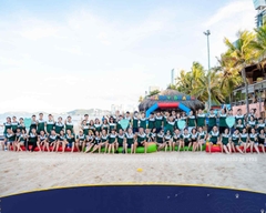 Đồng Phuc Đi Biển Teambuiding Ngân Hàng Vietcombank - Đồng Phục May Thành Việt