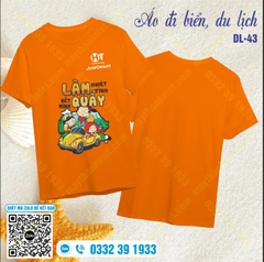 Đồng phục du dịch màu cam