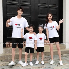 Đồng Phục Gia Đình Cao Cấp Giá Rẻ Tại Bình Định Màu xanh biển - Đồng Phục May Thành Việt
