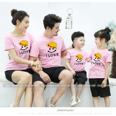 Đồng Phục Gia Đình Đẹp Giá Rẻ Màu Trắng - Đồng Phục May Thành Việt