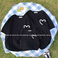 Đồng Phục Gia Đình Giá Rẻ Tại Phú Yên Màu xám - Đồng Phục May Thành Việt