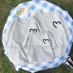 Đồng Phục Gia Đình Giá Rẻ Tại Phú Yên Màu xám - Đồng Phục May Thành Việt