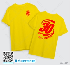 Đồng phục họp lớp kỉ niệm ra trường màu vàng ở Bạc Liêu- Đồng phục May Thành Việt