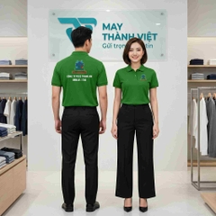 Áo Đồng Phục Xanh Lá Cây