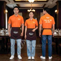 Đồng phục nhà hàng màu cam