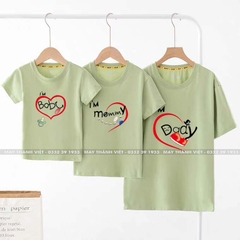 In Áo Gia Đình Theo Yêu Cầu Giá Rẻ Tại Bình Dương Màu Trắng - Đồng Phục May Thành Việt