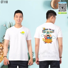 Mẫu áo du lịch đẹp màu trắng tại Tuyên Quang - Đồng Phục May Thành Việt