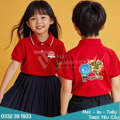 mẫu áo lớp 1 có cổ