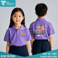 Mẫu áo lớp 5 có cổ