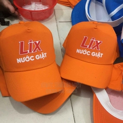 Mũ đồng phục công ty màu cam ở Nghệ An - Đồng phục may thành việt