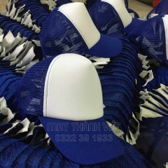 Mũ lưỡi trai đồng phục công ty màu xanh ở Bà Rịa-Vũng Tàu - Đồng phục may thành việt