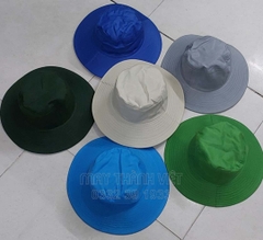 Mũ nón bucket màu vàng mầm non- Đồng phục may thành việt