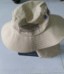 Mũ nón bucket tai bèo màu xanh công ty- Đồng phục may thành việt