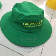 Mũ nón bucket tai bèo màu xanh tím than- Đồng phục may thành việt