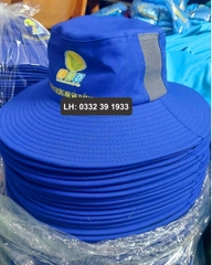 Mũ nón bucket tai bèo màu xanh da trời - Đồng phục may thành việt