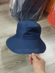 Mũ nón bucket tai bèo xanh tím than đẹp - Đồng phục may thành việt