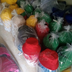 Mũ nón bucket mầm non xanh lá - Đồng phục may thành việt