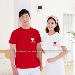 Áo Đồng Phục Gia Đình 4 Người Giá Rẻ Tại Hưng Yên Màu Trắng - Đồng Phục May Thành Việt