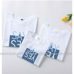 Ao Gia Đình Đẹp Màu Trắng - Đồng Phục May Thành Việt