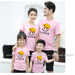 Đồng Phục Gia Đình Đẹp Giá Rẻ Màu Trắng - Đồng Phục May Thành Việt