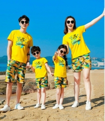Quần Áo Đi Biển Cho Gia Đình Giá Rẻ Tại Khánh Hòa Màu Trắng - Đồng Phục May Thành Việt