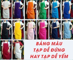 Tạp Dề Quán Trà Sữa Đẹp Giá Rẻ - Đồng Phục May Thành Việt