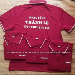 Xưởng may áo thun đồng phục số lượng ít tại Nghệ An - Đồng phục May Thành Việt