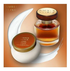 Combo Nước Hoa & Dưỡng thể Amber Elixir Oriflame