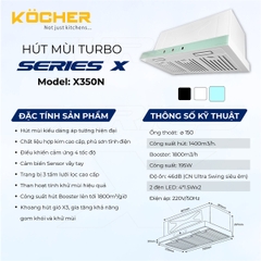 Máy hút mùi Kocher Turbo X-350N