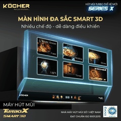 Máy hút mùi Kocher Turbo Smart 3D X3D-350N