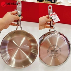 Chảo inox Elmich Trimax EL 3737/3738/3739 Max size 20/24/26cm