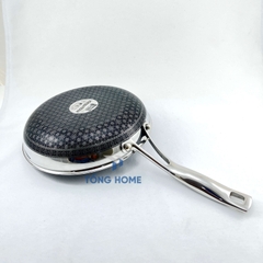 Chảo Noon Song inox 3 lớp đáy từ chống dính 2 mặt KIMS COOK