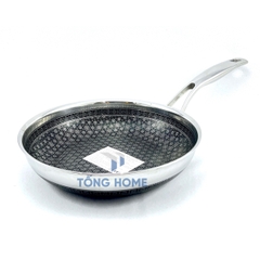 Chảo Noon Song inox 3 lớp đáy từ chống dính 2 mặt KIMS COOK