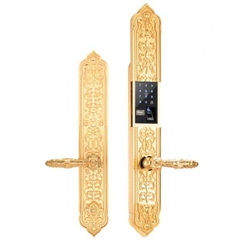 Khóa đại sảnh biệt thự EL8882 24K BRASS - Khóa điện tử Demax