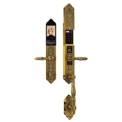 Khóa cửa đại sảnh biệt thự EL9882 GB BRASS - Khóa điện tử Demax