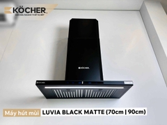 Máy Hút Mùi Kocher LUVIA BLACK MATTE - Điều khiển vẫy tay, Thiết kế Slim Fit