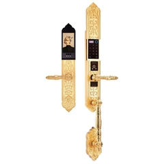 Khóa đại sảnh biệt thự Demax EL988 24K BRASS