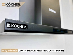 Máy Hút Mùi Kocher LUVIA BLACK MATTE - Điều khiển vẫy tay, Thiết kế Slim Fit
