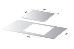 Bếp từ đôi Kocher DI-615