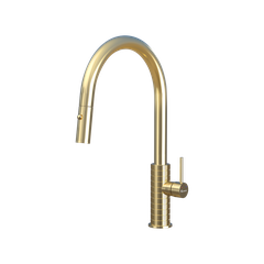 Vòi rửa bát dây rút Konox Venice Gold