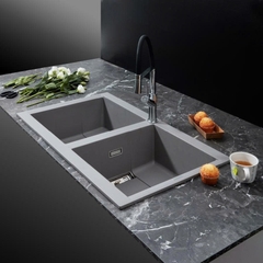 Chậu rửa đá Granite Nano SMART K-450 - Chậu rửa bát Malloca