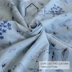 Vỏ Gối Ôm Cotton Thô lụa Hàn cao cấp LEE CORNER hoạ tiết, mềm mịn đủ size 60x80 70x100cm