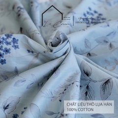 Ga giường 1m8 Thô lụa Hàn 100% Cotton cao cấp LEE CORNER nhiều hoạ tiết, ga nệm 1m8 x 2m